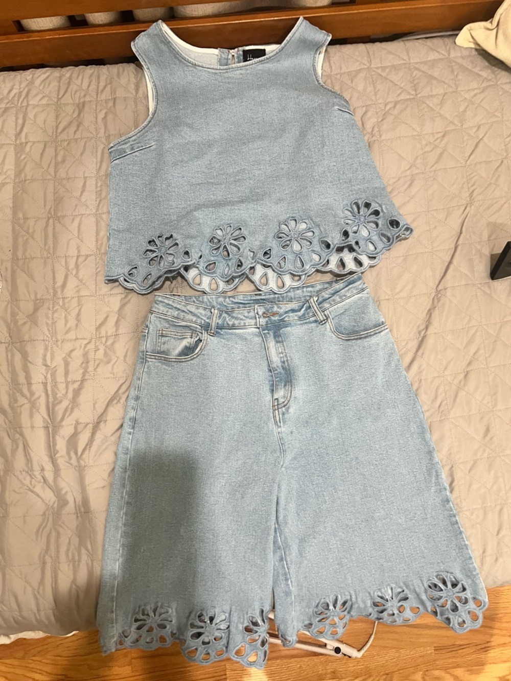 Stretch Jean Set Blue